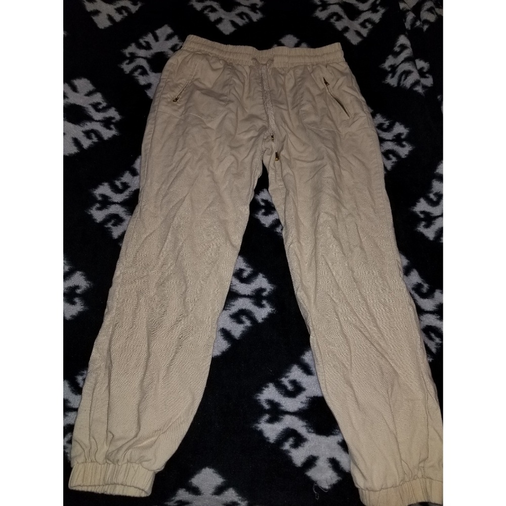 Beige Joggers